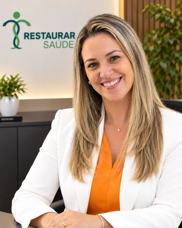 Maria Fabiana Viana Fernandes, cofundadora da Restaurar Saúde
